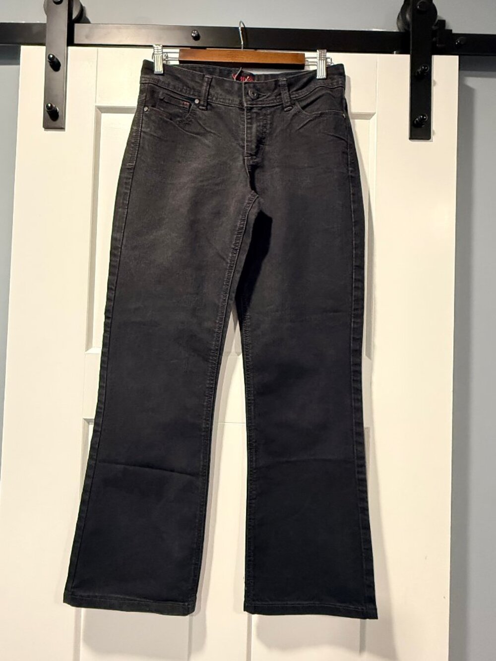 Wrangler Black Denim Stretch Jeans Boot Cut